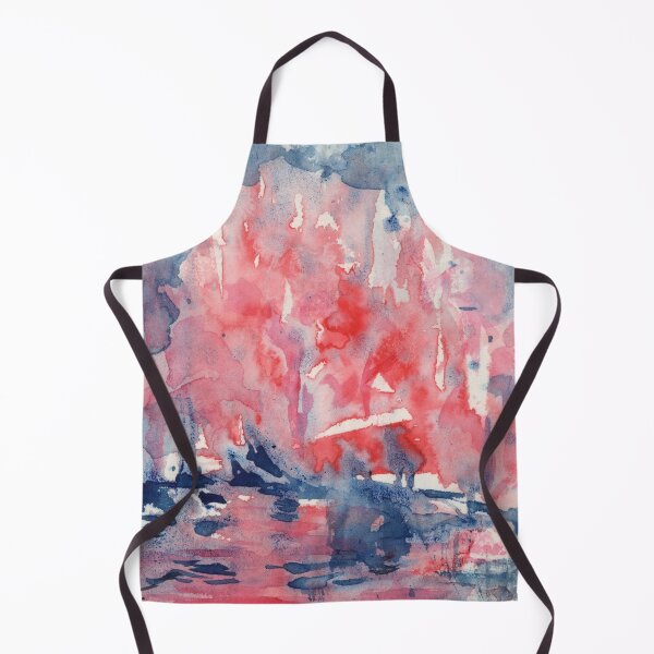 Item preview, Crimson Reflections Abstract Landscape designed and sold by DzinkaDreamArt.