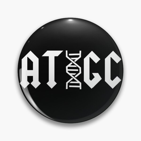 Item preview, ATGC DNA Base Pairs Molecular Biology Science Teacher White Text designed and sold by MathWare MathClips.