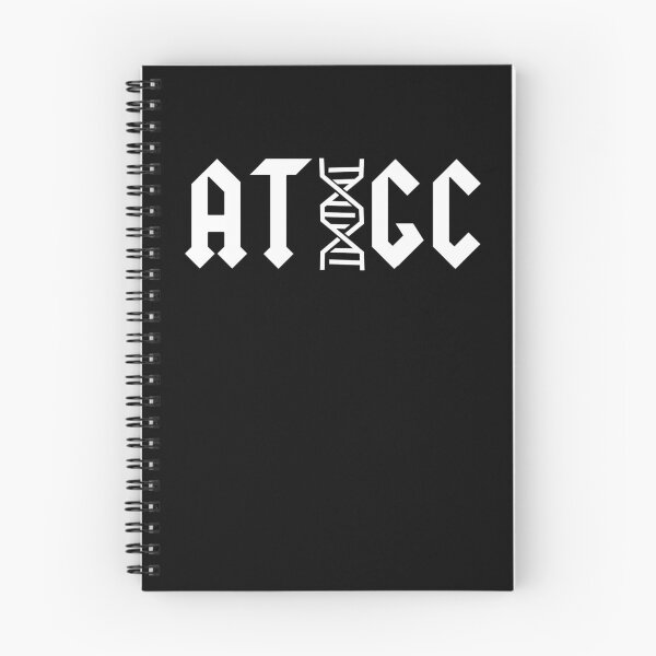 Item preview, ATGC DNA Base Pairs Molecular Biology Science Teacher White Text designed and sold by MathWare MathClips.
