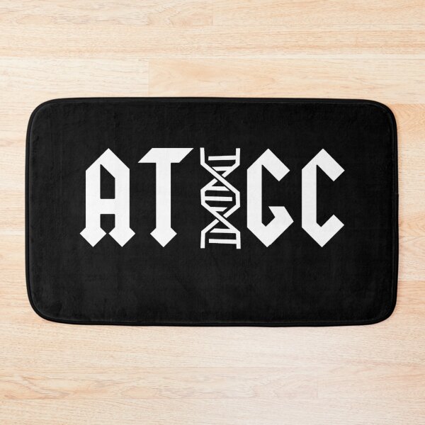 Item preview, ATGC DNA Base Pairs Molecular Biology Science Teacher White Text designed and sold by MathWare MathClips.