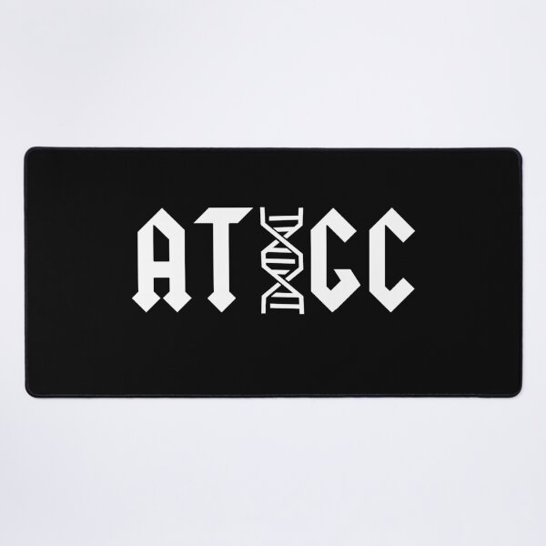 Item preview, ATGC DNA Base Pairs Molecular Biology Science Teacher White Text designed and sold by MathWare MathClips.