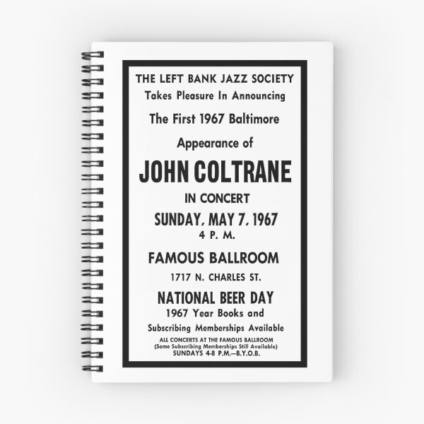 Item preview, John Coltrane's Final Performance (Baltimore, 1967) designed and sold by redraspus.