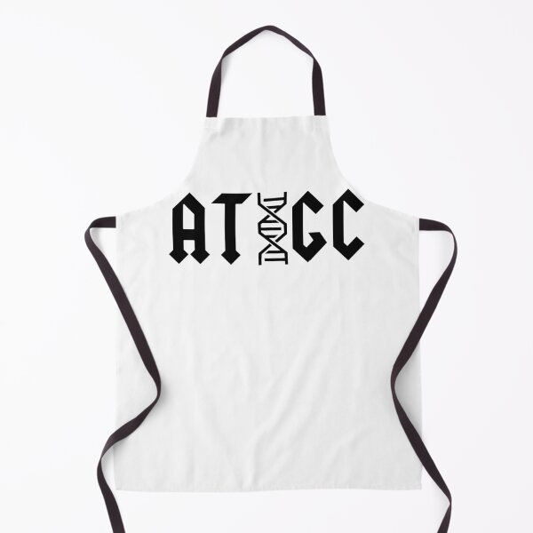 Item preview, ATGC DNA Base Pairs Molecular Biology Science Teacher Black Text designed and sold by MathWare MathClips.