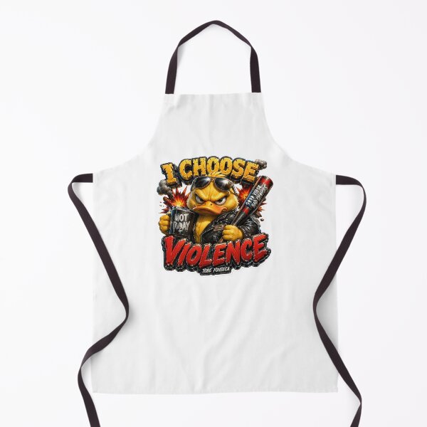 Item preview, I Choose Violence Funny Duck 3D designed and sold by MR4me.