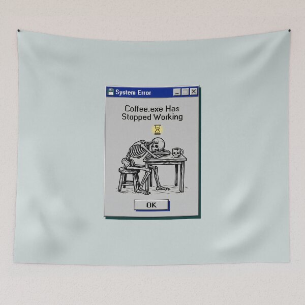 Item preview, System Error Skeleton Coffee Programmer Gift designed and sold by SplashTastic.