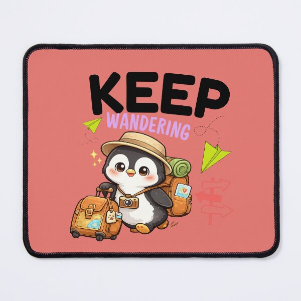 Item preview, Keep Wandering Wanderlust Adventure Design designed and sold by WallMuseStudio .