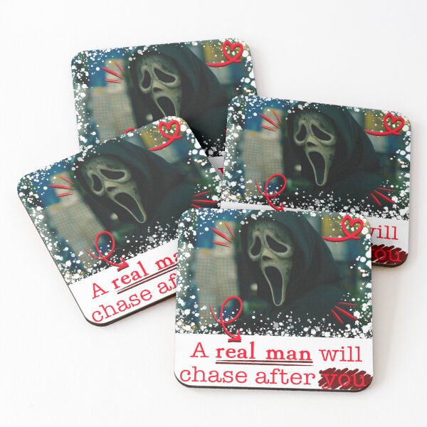 Item preview, A Real Man Will Chase After You. (Ghostface) designed and sold by ☆ allibear Arts ☆.