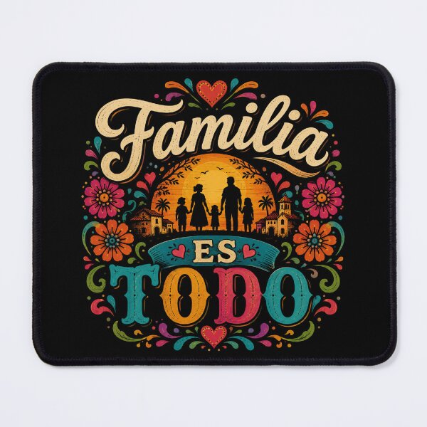 Item preview, Familia Es Todo | Hispanic Heritage Month Family Pride Folk Art Design designed and sold by RJACreative.
