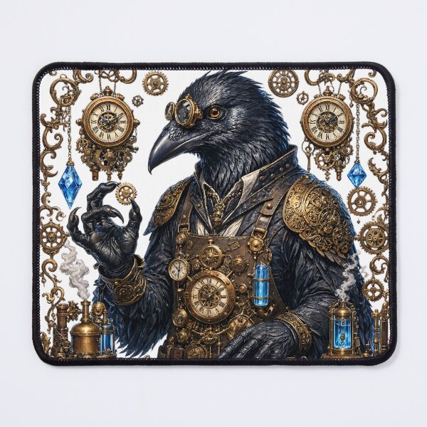 Item preview, Steampunk Raven Clockmaker designed and sold by Neural-canvas.
