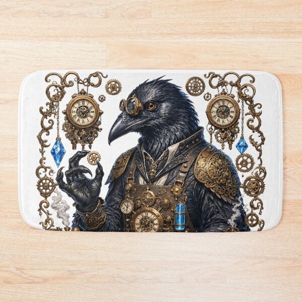 Item preview, Steampunk Raven Clockmaker designed and sold by Neural-canvas.