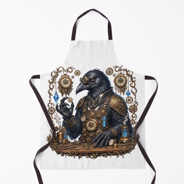 Item preview, Steampunk Raven Clockmaker designed and sold by Neural-canvas.