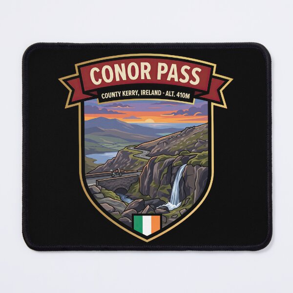 Item preview, Conor Pass Ireland Scenic Mountain Road designed and sold by enzoade.