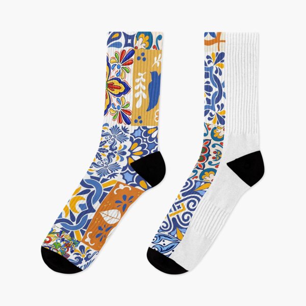 Item preview, Colorful Mexican Folk Art Talavera Tiles designed and sold by Catzelle.