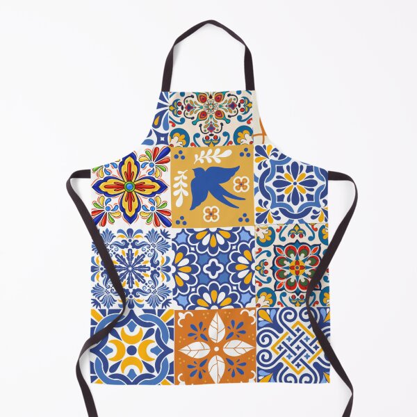 Item preview, Colorful Mexican Folk Art Talavera Tiles designed and sold by Catzelle.