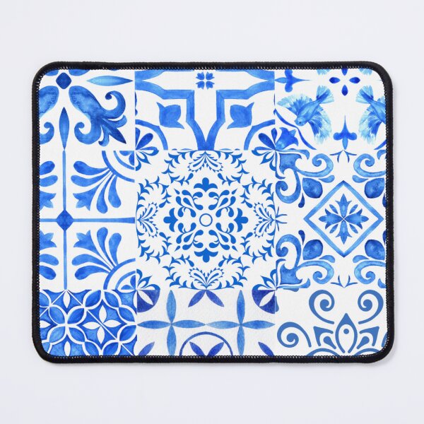 Item preview, Mexican Blue Talavera Tiles designed and sold by Catzelle.