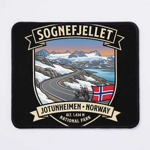 Item preview, Sognefjellet Norway High Mountain Pass designed and sold by enzoade.
