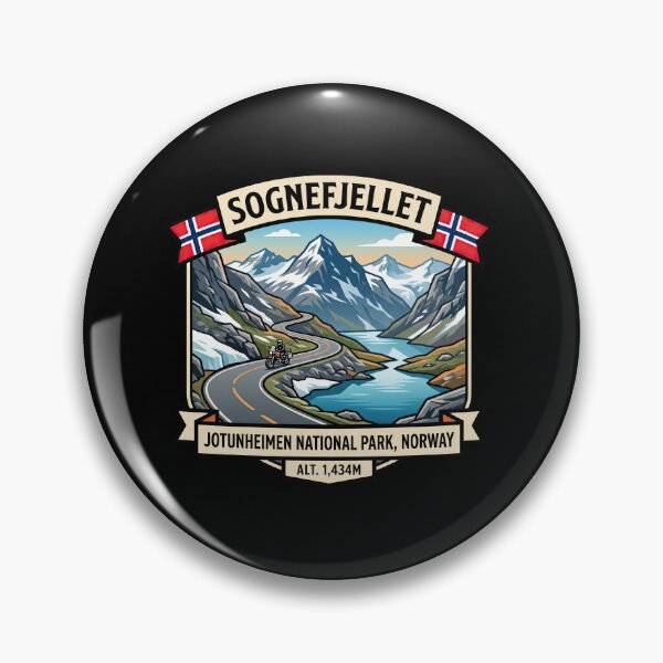 Item preview, Sognefjellet Norway Scenic Mountain Road designed and sold by enzoade.