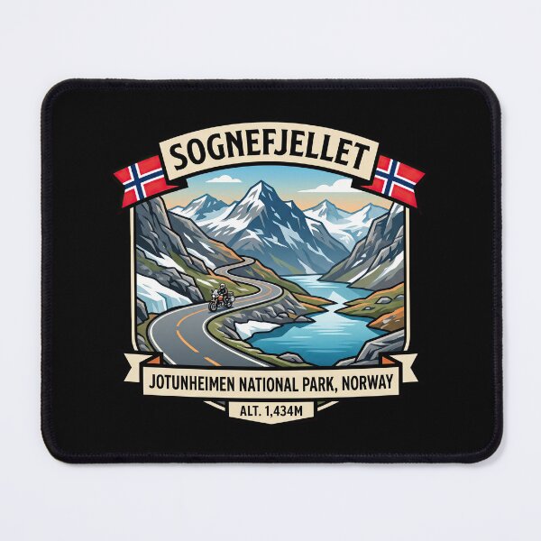 Item preview, Sognefjellet Norway Scenic Mountain Road designed and sold by enzoade.