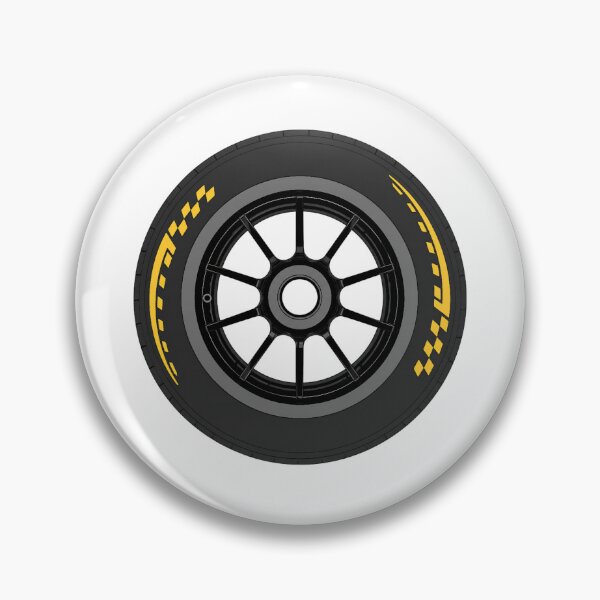 Item preview, Yellow Medium F1 Tyre designed and sold by PitWallArt.