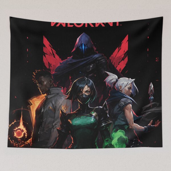 Item preview, Valorant Agents Poster | Viper, Jett, Phoenix & Omen Fan Art designed and sold by NBT-NOVA.