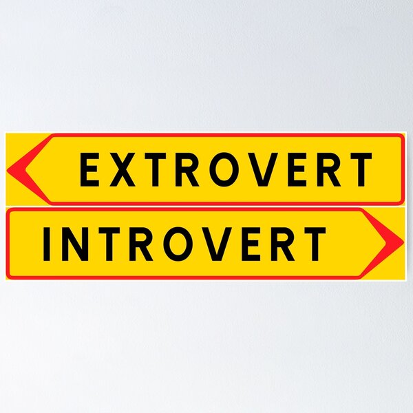 Item preview, Extrovert vs. Introvert designed and sold by ALF2023.