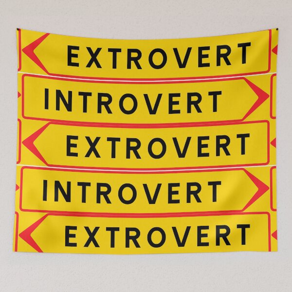 Item preview, Extrovert vs. Introvert designed and sold by ALF2023.