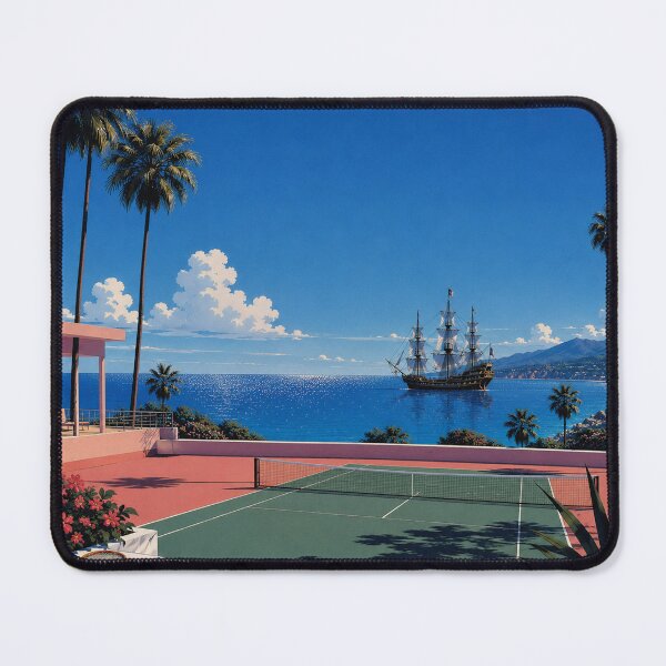 Item preview, Hiroshi Nagai Tennis Court Pirate ship cove designed and sold by SteakSwauce.