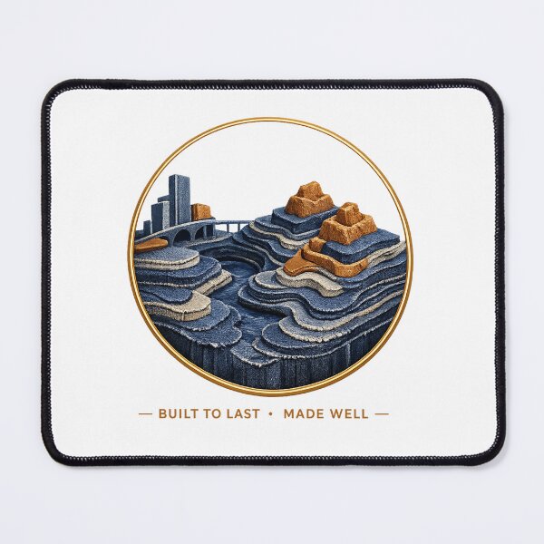 Item preview, Built to Last Denim Landscape designed and sold by teemix.