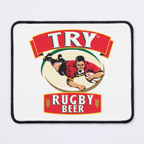 Item preview, Try Rugby Beer Player Diving Vintage Logo designed and sold by Jengvbc.