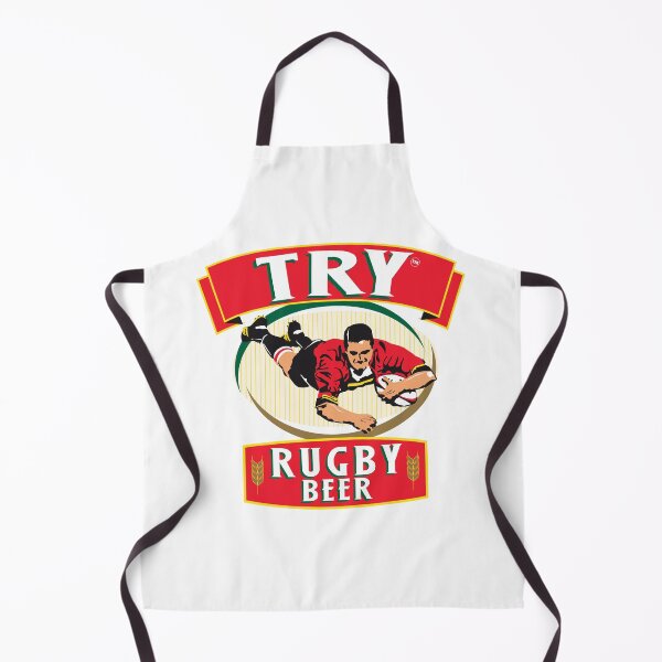 Item preview, Try Rugby Beer Player Diving Vintage Logo designed and sold by Jengvbc.