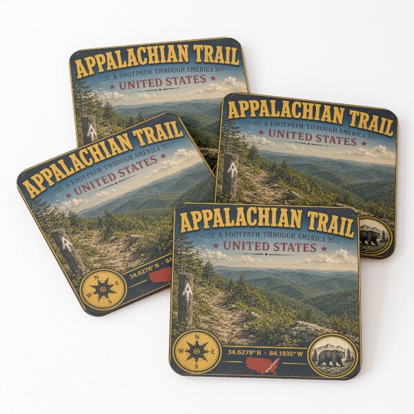 Item preview, Appalachian Trail Vintage Travel Sticker | A Footpath Through America designed and sold by naturalsurvival.