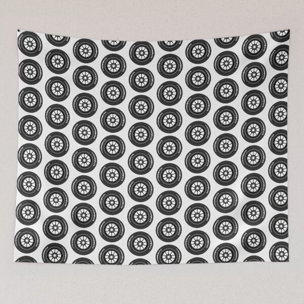 Item preview, White Hard F1 Tyre designed and sold by PitWallArt.