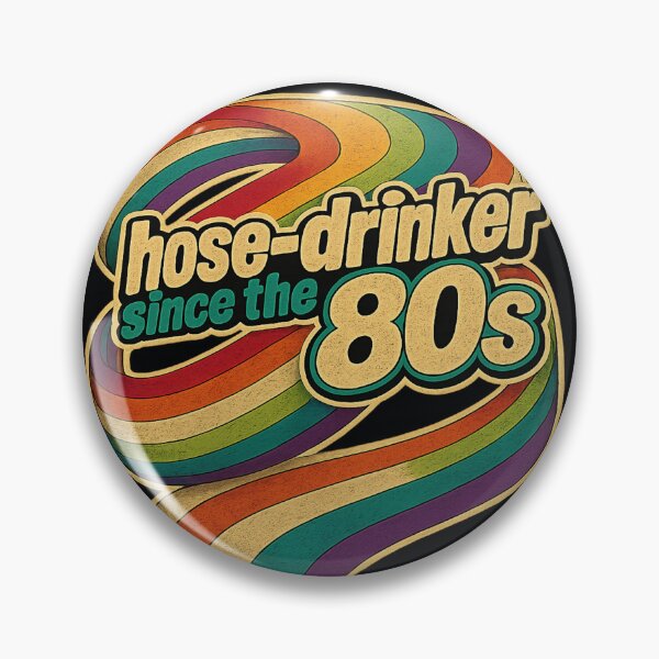 Item preview, Hose Drinker Since the 80s | 1980s graphic shirt | 80s Kid Gen X/Millenial Nostalgia Gift | Retro Vintage Christmas Birthday designed and sold by The Frog.
