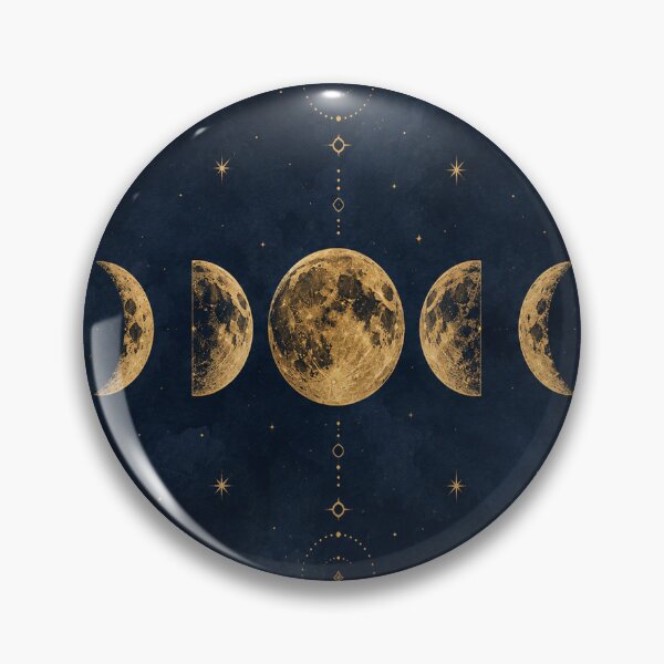 Item preview, Celestial Gold & Midnight Moon Phase designed and sold by teemix.