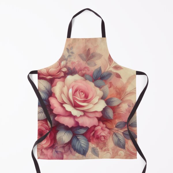 Item preview, Cute Pink And Cream Rose With Leaves designed and sold by Catzelle.