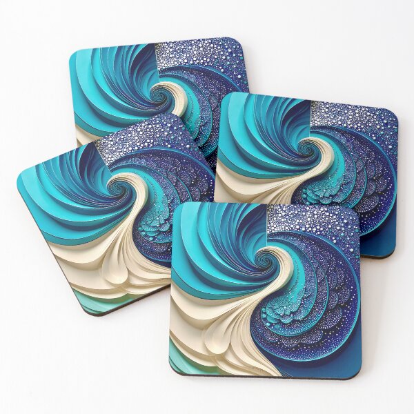 Item preview, Swirling Ocean and Sand Patterns designed and sold by Vicky Brago-Mitchell®.