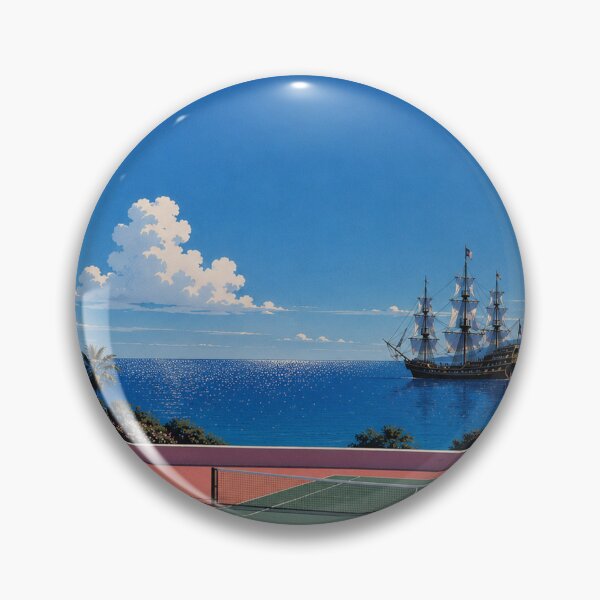 Item preview, Hiroshi Nagai Tennis Court Pirate ship cove large designed and sold by SteakSwauce.