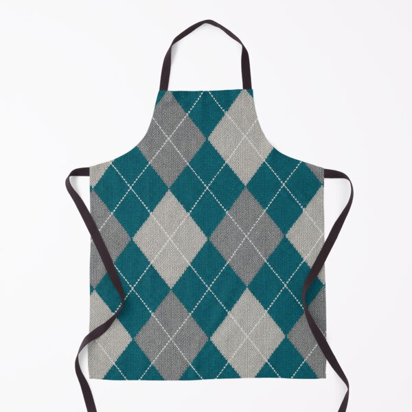 Item preview, Classic Teal and Grey Argyle Knit Pattern designed and sold by zenjiinspired.