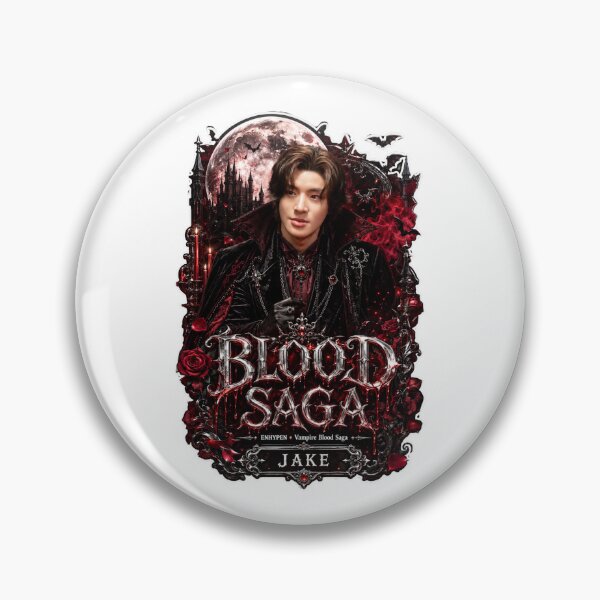 Item preview, ENHYPEN Jake Blood Saga Tour Vampire Crown Fan Art designed and sold by Valeree Store.