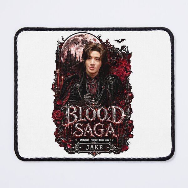 Item preview, ENHYPEN Jake Blood Saga Tour Vampire Crown Fan Art designed and sold by Valeree Store.