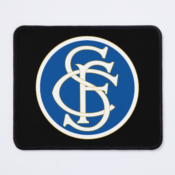 Item preview, Santos FC Classic Monogram Crest Blue Shield designed and sold by Jengvbc.