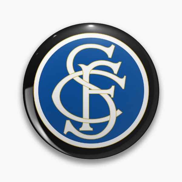Item preview, Santos FC Classic Monogram Crest Blue Shield designed and sold by Jengvbc.
