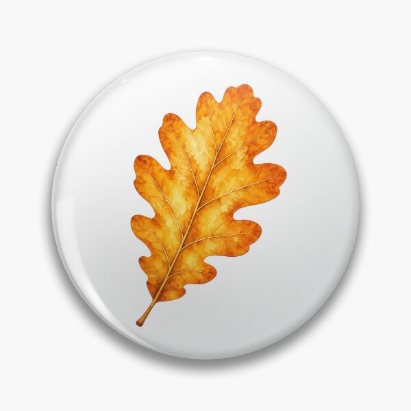 Item preview, Golden Oak Leaf Clipart | Watercolor Botanical Leaf | Autumn Botanical Art designed and sold by Nolmo.