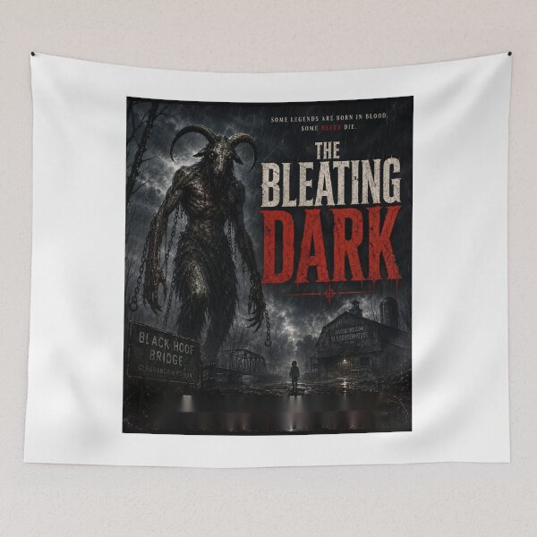 Item preview, The Bleating Dark — Horned Cryptid Horror designed and sold by PghArt.