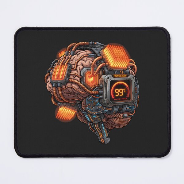 Item preview, Cyberpunk Brain Overheating GPU Tech Humor designed and sold by SplashTastic.