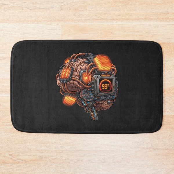 Item preview, Cyberpunk Brain Overheating GPU Tech Humor designed and sold by SplashTastic.