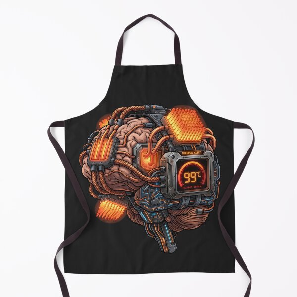 Item preview, Cyberpunk Brain Overheating GPU Tech Humor designed and sold by SplashTastic.
