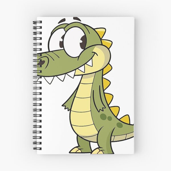 Item preview, Cute Cartoon Alligator Sticker | Funny Smiling Crocodile Cartoon | Kawaii Reptile Animal Illustration designed and sold by Roni554.