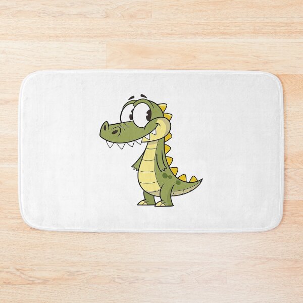 Item preview, Cute Cartoon Alligator Sticker | Funny Smiling Crocodile Cartoon | Kawaii Reptile Animal Illustration designed and sold by Roni554.