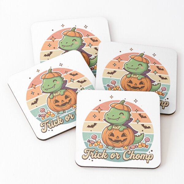 Item preview, Trick or Chomp Cute Dinosaur Halloween Pumpkin Costume Shirt designed and sold by DIRTYSKETCHH.